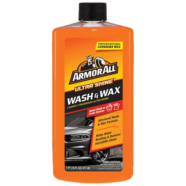 ARMOR ALL CAR WASH & WAX 16OZ ULTRA SHINE