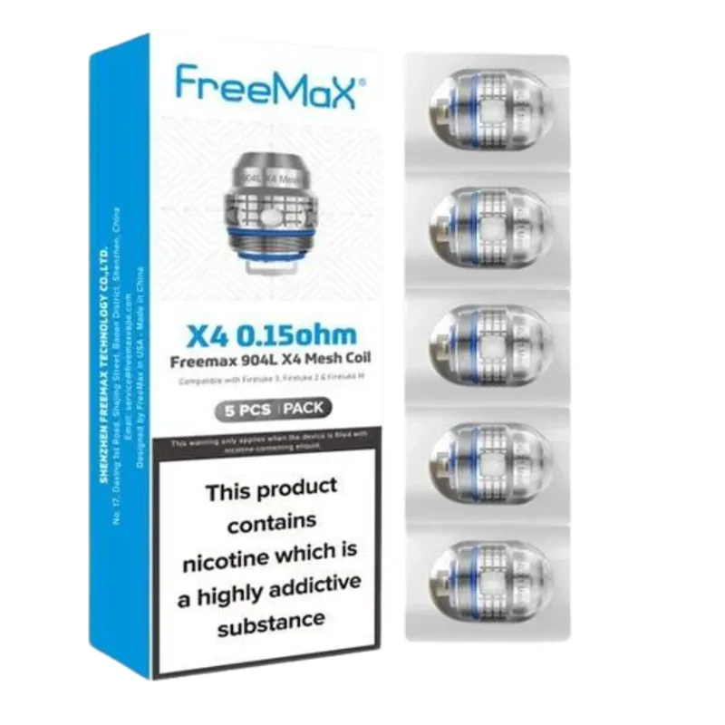 Freemax - 904L X4 Mesh Coil - 0.15ohm