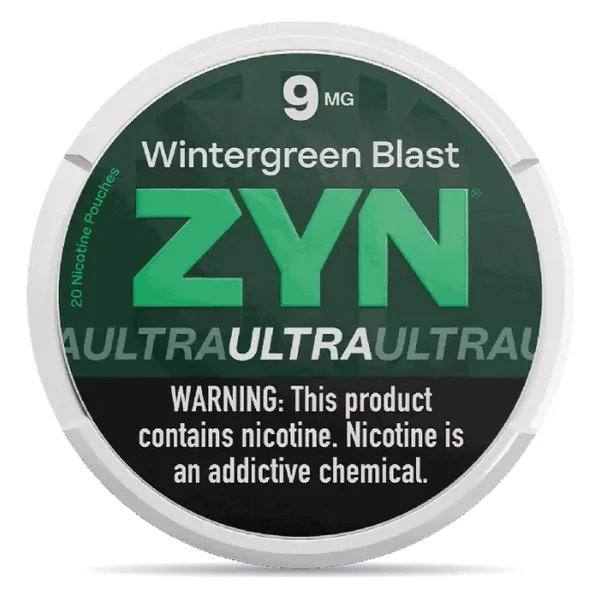 ZYN Ultra Pouch - Wintergreen Blast 9mg
