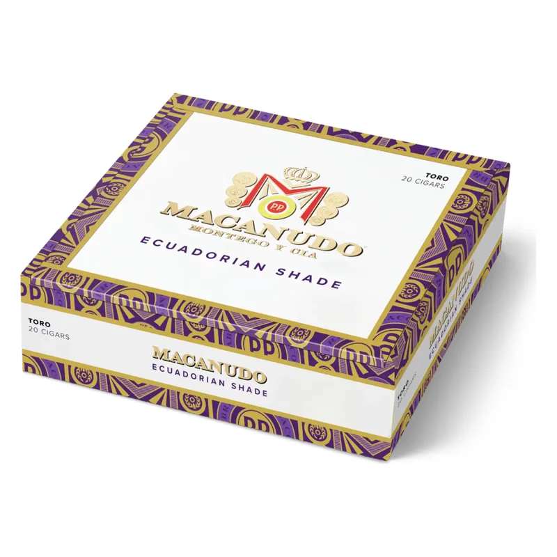 Macanudo Ecuadorian Shade · Box of 20 — Robusto