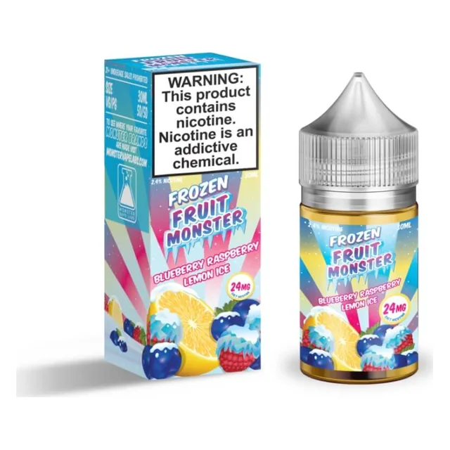 Monster Vape Labs 30mL - Frozen Fruit Monster Blueberry Raspberry Lemon Ice 24mg