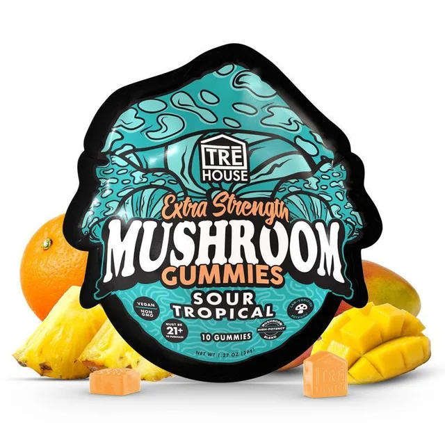 TRE House Magic Mushroom Gummies - Sour Tropical (SINGLE)
