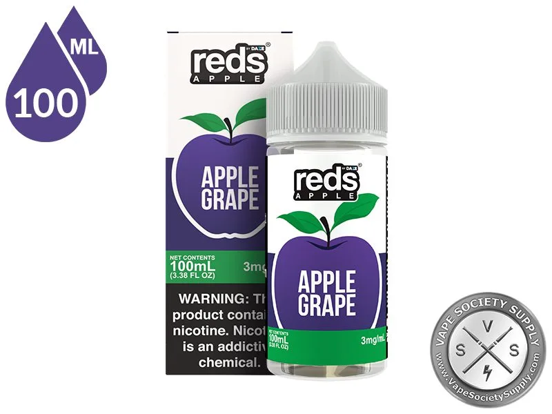 Daze Reds 100mL - Grape 6mg