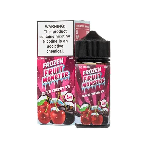 Monster Vape Labs 100mL - Frozen Fruit Monster Black Cherry Ice 3mg