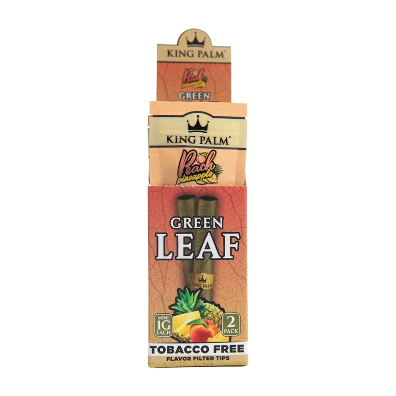 King Palm - Green Leaf Mini Peach Pineapple 2pk 10ct
