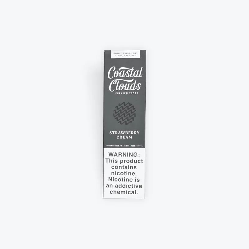 Coastal Clouds 60mL - Strawberry Cream 6mg