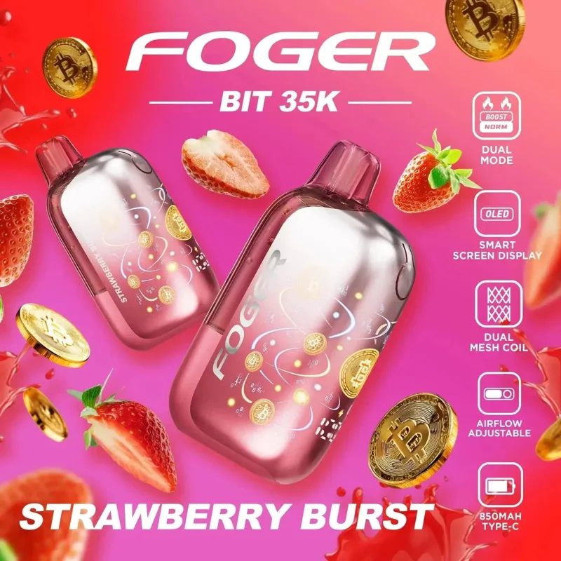 FOGER BIT 35k - Strawberry Burst