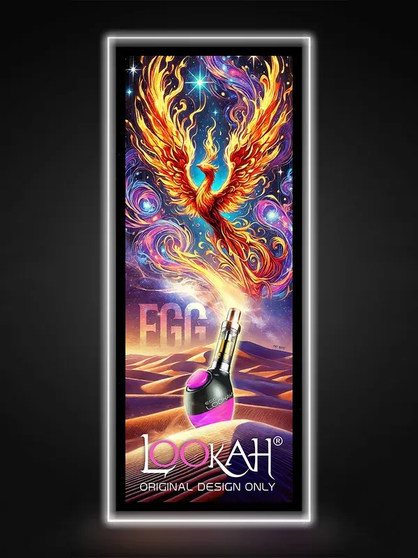 Lookah Store Displays — Egg LED Poster