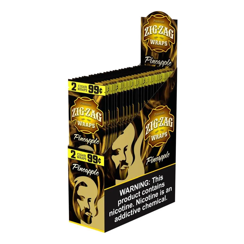 Zig Zag Cigar Wraps - Pineapple