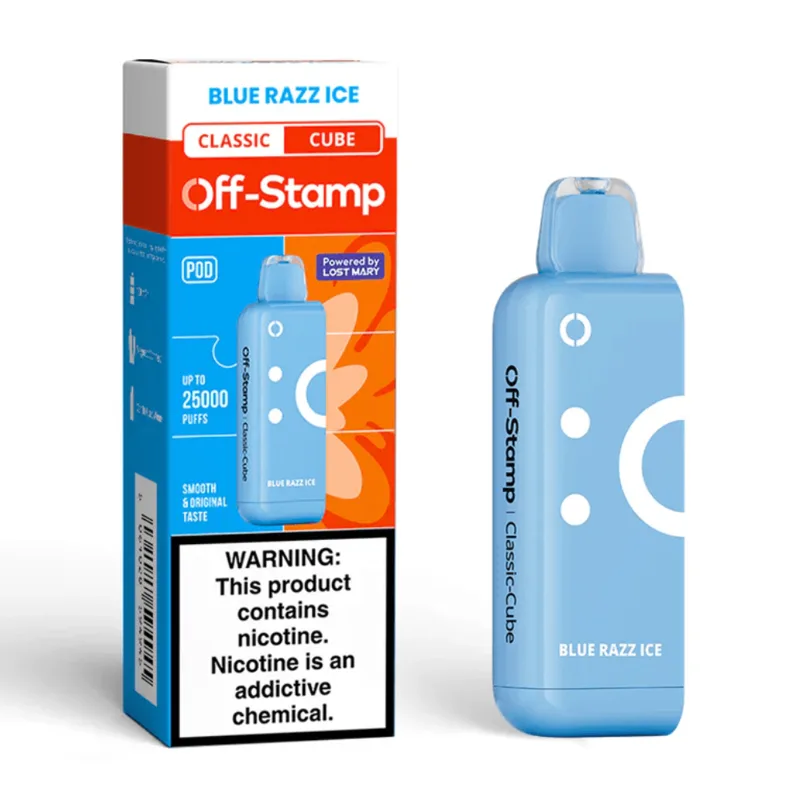 Off-Stamp X Cube 25k - Blue Razz Ice