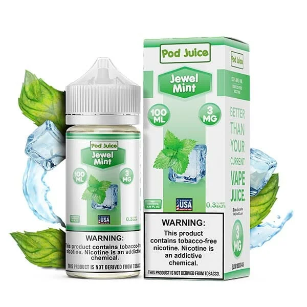 Pod Juice 100mL - Jewel Mint 3MG