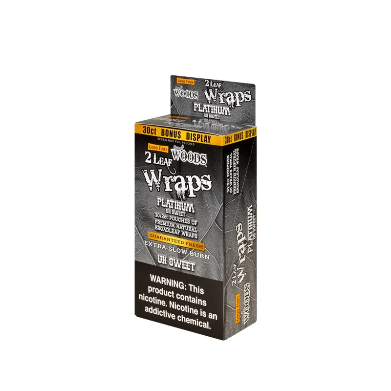 Good Times Sweet Woods Leaf Wrap 30/2ct - Platinum