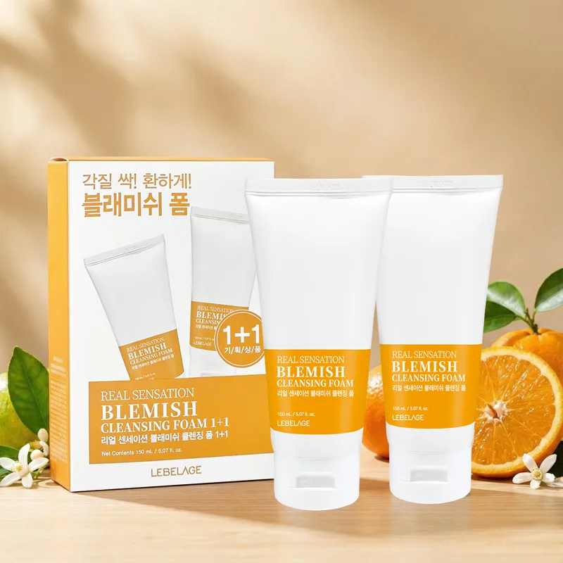 LEBELAGE - Real Sensation Blemish Cleansing Foam 1+1