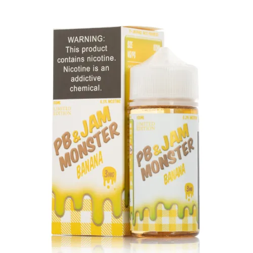 Monster Vape Labs 100mL - PB & JAM Banana Monster 6mg
