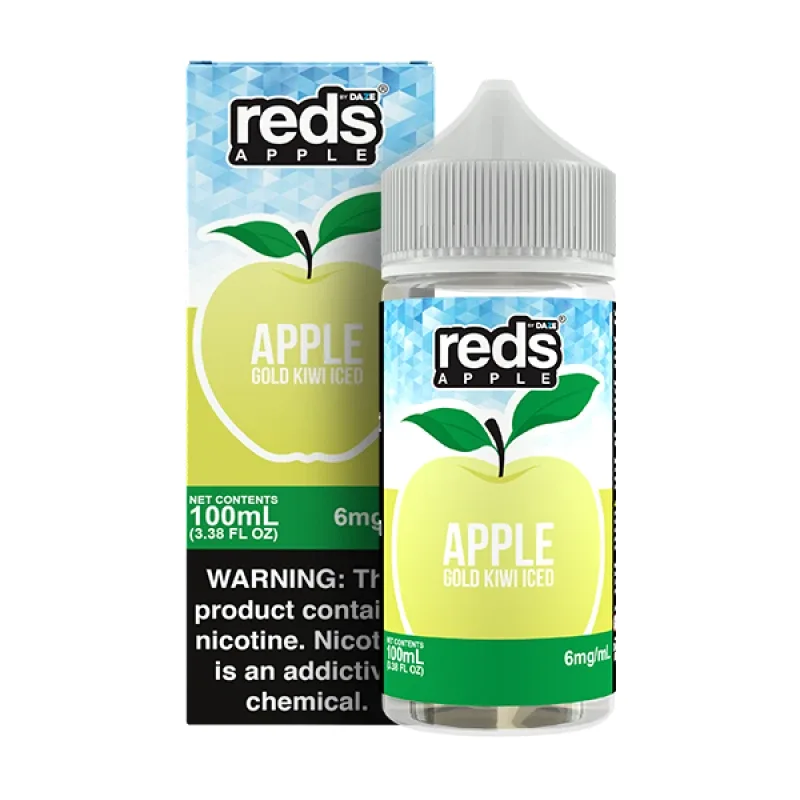 Daze Reds 100mL - Gold Kiwi ICED 3mg