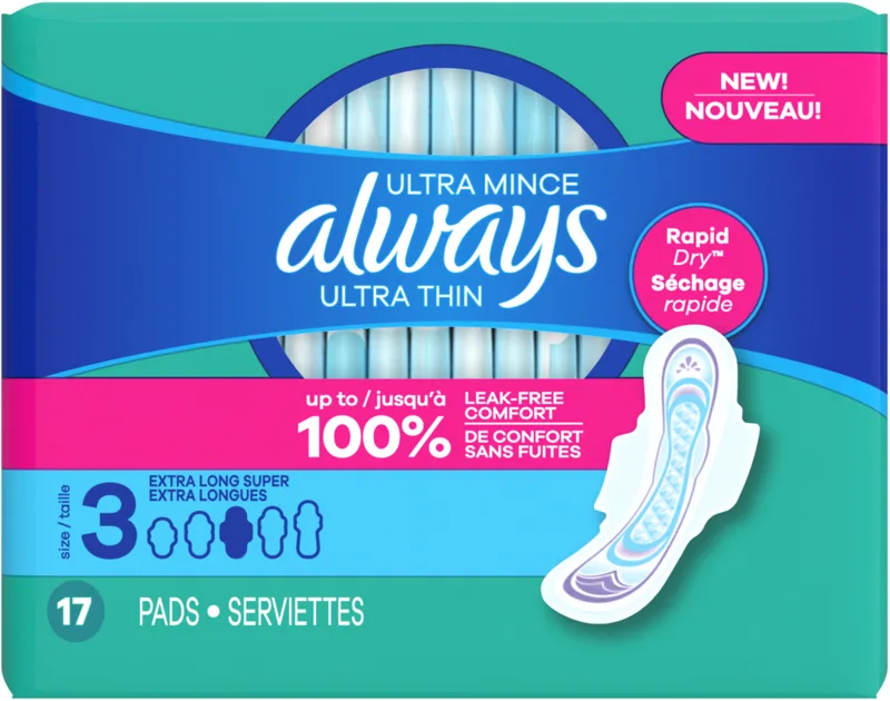 Always - Ultra Thin 17ct Size 3