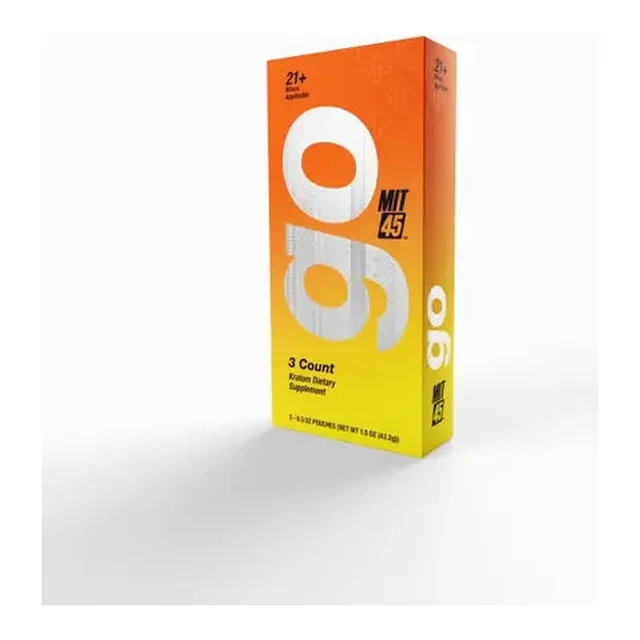 MIT45 GO Liquid Kratom Gels — GO · 3 pouches