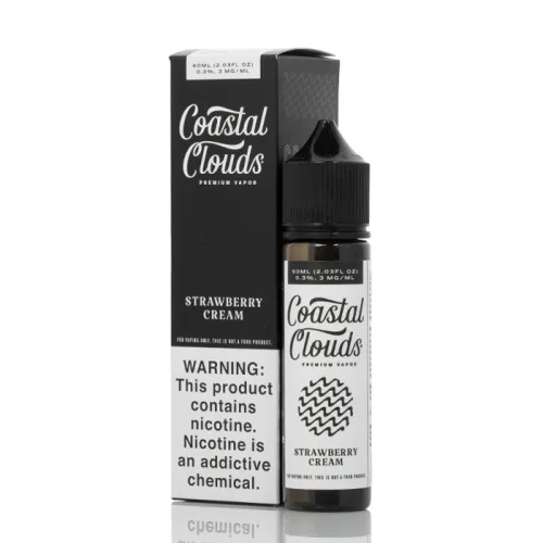 Coastal Clouds 60mL - Strawberry Cream 0mg