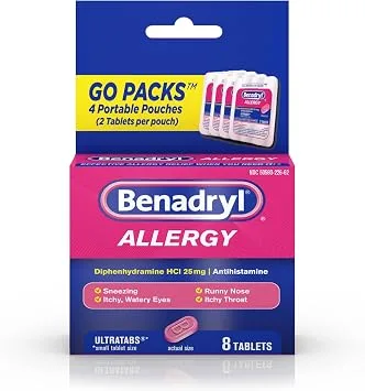 Benadryl Allergy 25 Packets