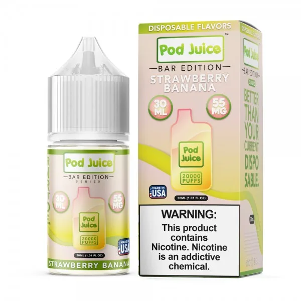 Pod Juice Bar Edition 30mL - Strawberry Banana 35mg