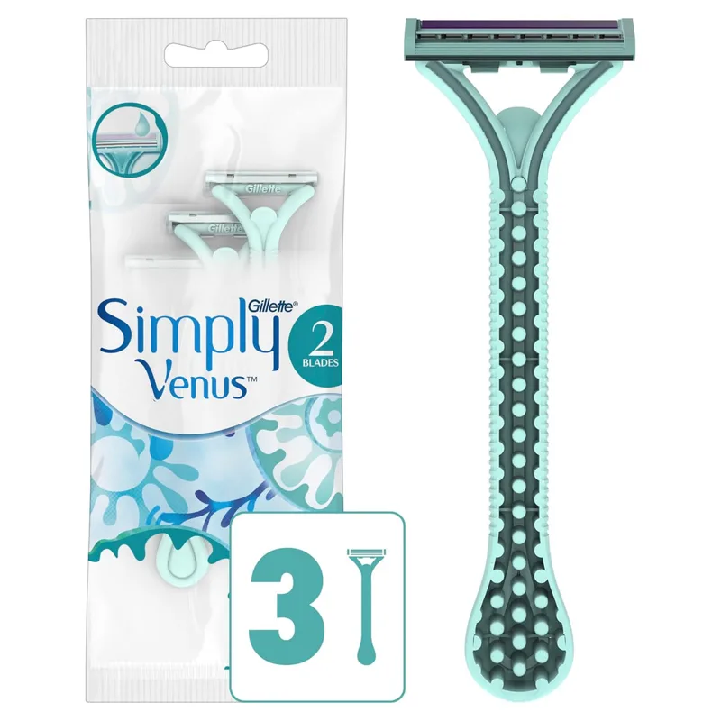 Gillette - Simply Venus 2 Razor 3ct