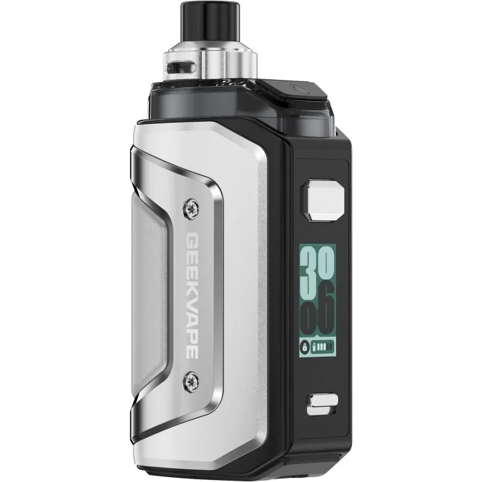 Geek Vape - Aegis Hero 5 Kit - Steel Silver
