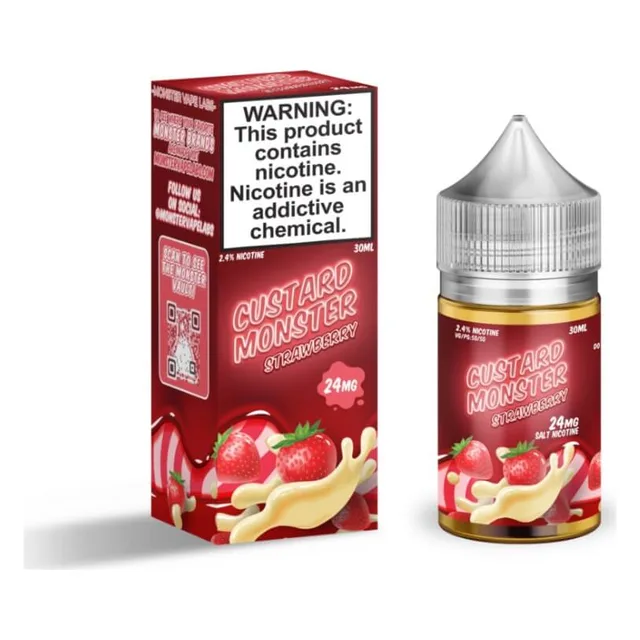 Monster Vape Labs 30mL - Custard Monster Strawberry 24mg