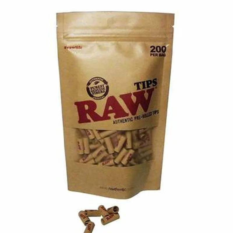 Raw - Tips Pre Rolled Bag 200ct