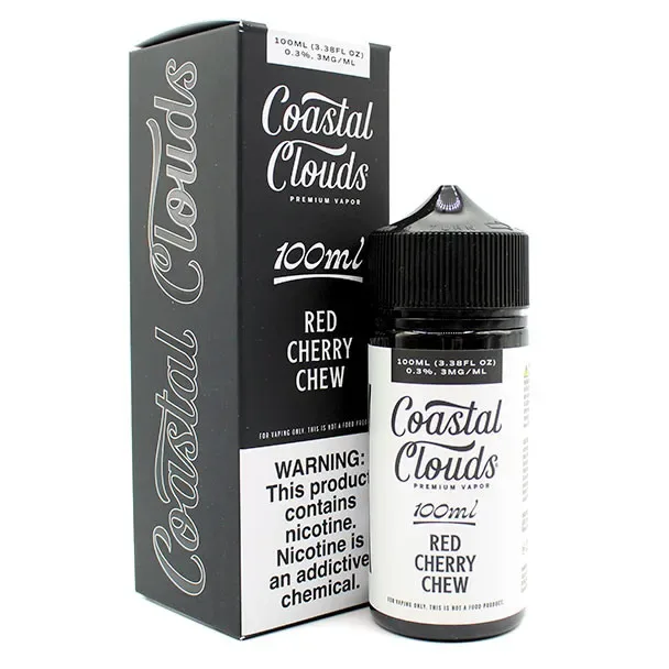 Coastal Clouds 100mL - Red Cherry Chew 3mg