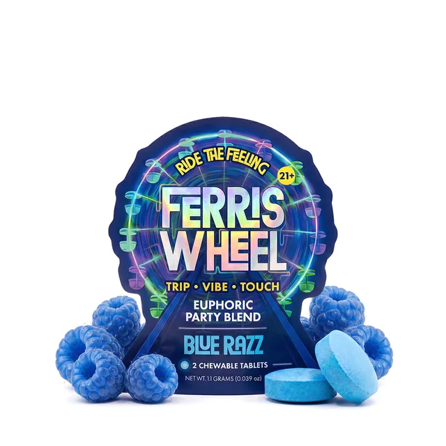 Ferris Wheel Party Kanna Tablets — Blue Razz