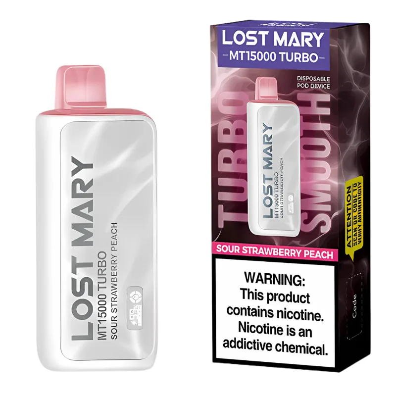 Lost Mary MT15000 Turbo - Sour Strawberry Peach