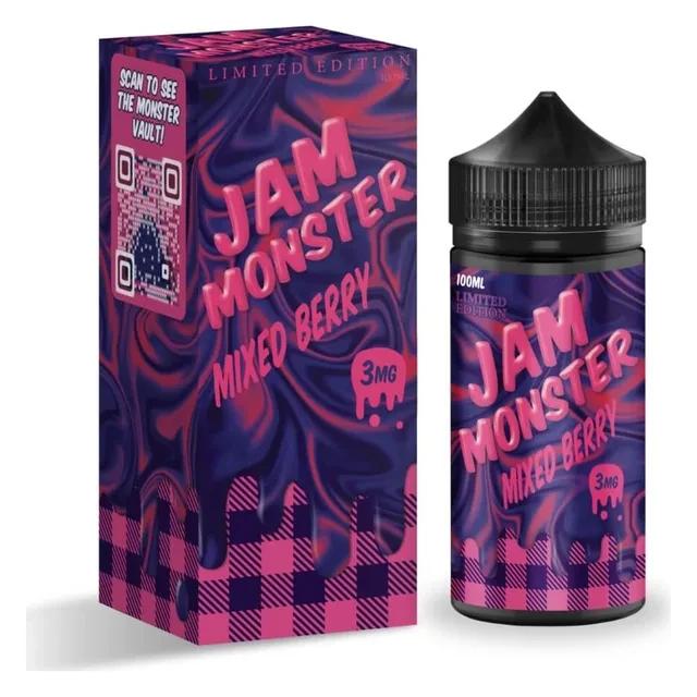 Monster Vape Labs 100mL - Custard Monster Mixed Berry 3mg