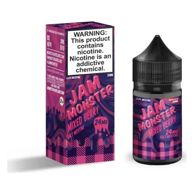 Monster Vape Labs 30mL - Jam Monster Mixed Berry 24mg