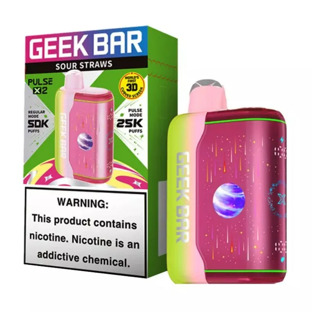 Geek Bar Pulse X2 -Sour Straw 50k