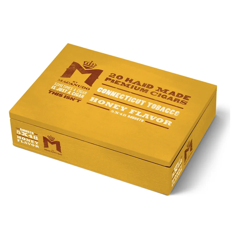 Macanudo M Flavor Robusto · Box of 20 — Honey