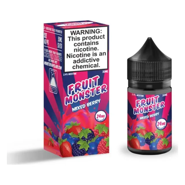 Monster Vape Labs 30mL - Fruit Monster Mixed Berry 24mg