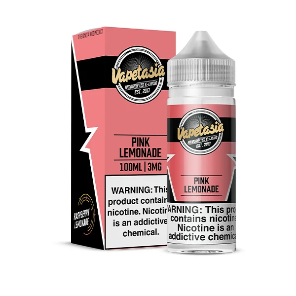 Vapetasia 100ml - Pink Lemonade 3mg