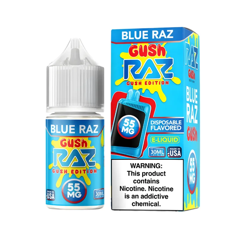 Pod Juice X RAZ 30mL - Blue Raz Gush 35mg