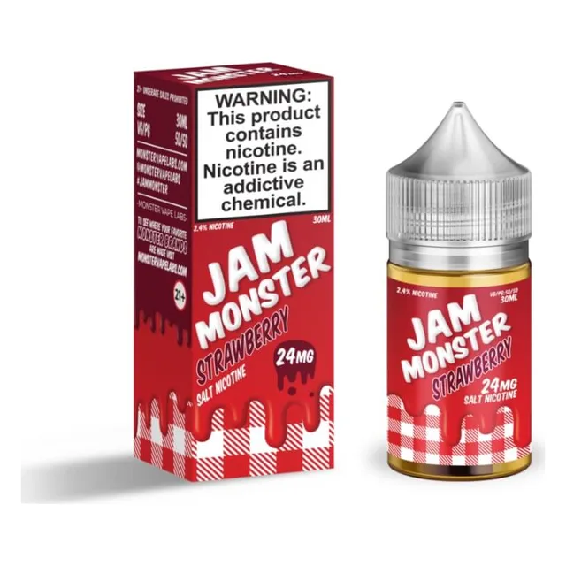 Monster Vape Labs 30mL - Jam Monster Strawberry 24mg