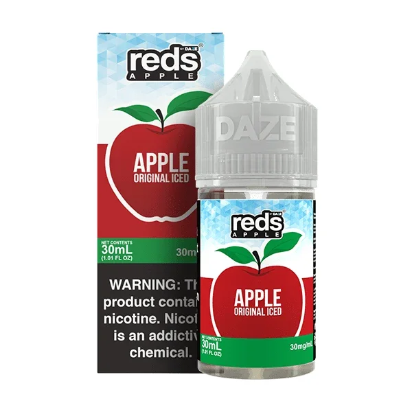 7 Daze Reds ICED Salts 30mL — Apple Original ICED