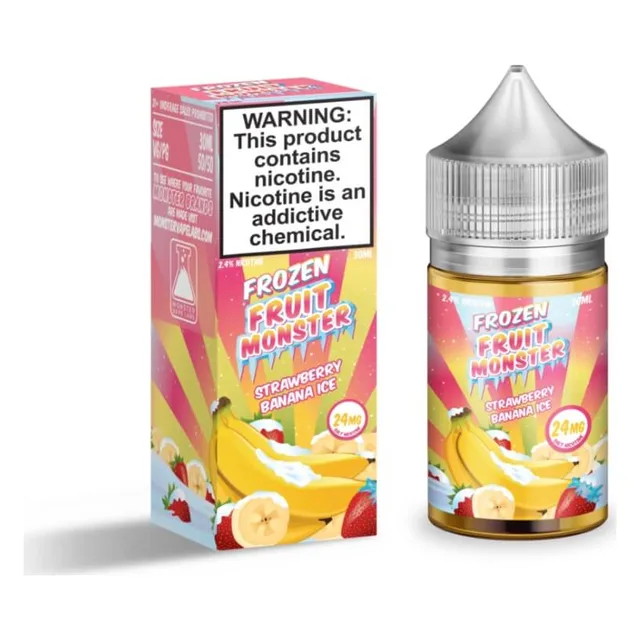 Monster Vape Labs 30mL - Frozen Fruit Monster Strawberry Banana Ice 24mg