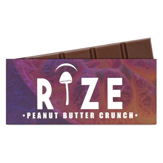 RIZE Chocolate Mushroom Bar - Peanut Butter Crunch 5G (BOX)
