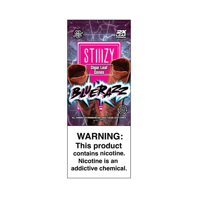 Stiiizy Cigar Leaf Cones - Blue Razz