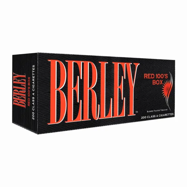 Berley 100's Box Cartons — Red