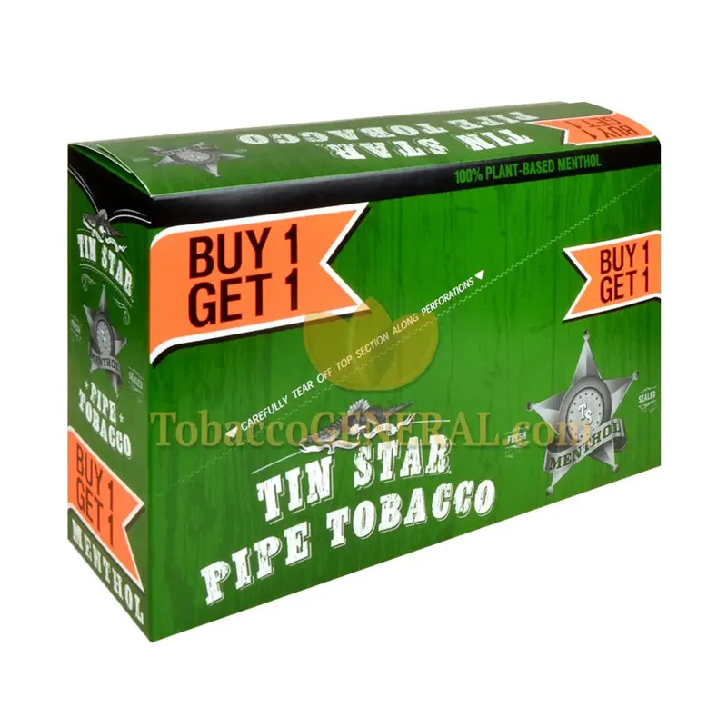 Tin Star Pouch B1G1 0.7oz 6ct - Menthol