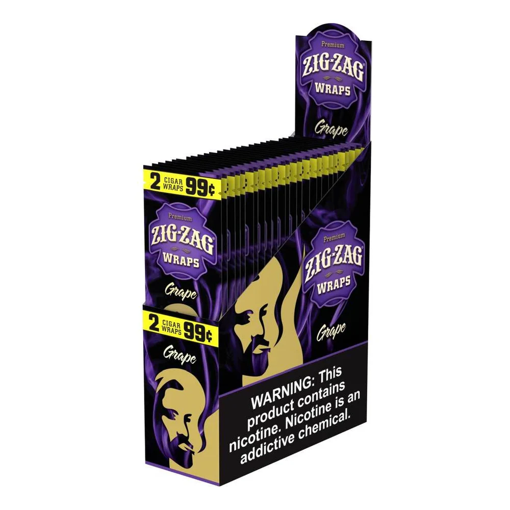 Zig Zag Cigar Wraps - Grape