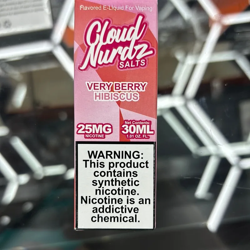 Cloud Nurdz 30mL - Very Berry Hibiscus 25mg