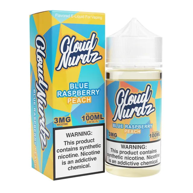 Cloud Nurdz 100mL - Peach Blue Raspberry 3mg