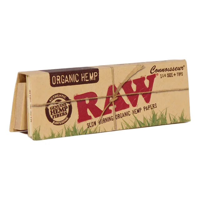 Raw - Paper Connoisseur Organic 1 1/4 with Tips