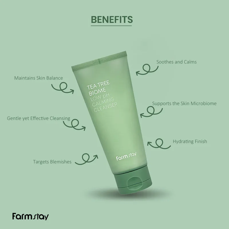 Farm Stay - Tea Tree Biome Low pH Calming Cleanser